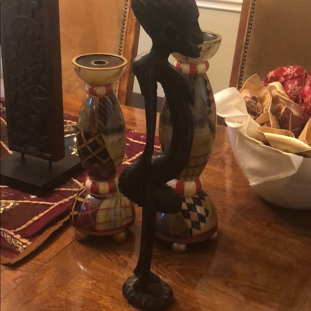 Vintage Ethnic Statue, A Woman’s Stance